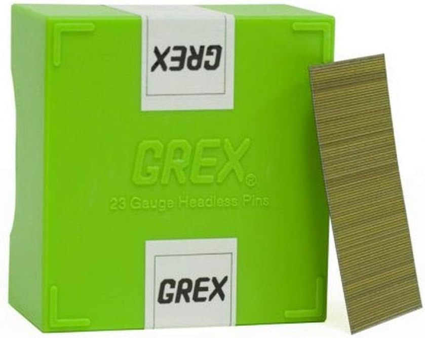 Grex P6/40L 1-9/16 In. 23 Ga. Headless pins, Galvanized, 10M/Bx