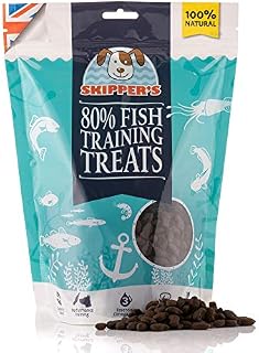 SKIPPER'S Training Treats for Dog Chews and Puppy Training Treats 500g - Source of Omega 3, Grain Free, Good for Digestion 100% Natural Ingredients No Additives
