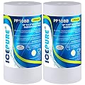 ICEPURE Whole House Sediment Water Filter 5 Micron 10" x 4.5" Compatible with Culligan RFC-BBSA, W15-PR, HD-950, WFHD13001B, GXWH35F, GXWH30C, 3M Aqua-Pure AP817, Whirlpool WHKF-GD25BB, PP10BB 2PACK