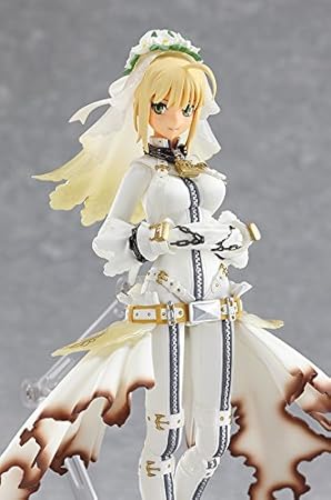 Figma フェイト エクストラ Ccc セイバー ブライド ノンスケール Abs Pvc製 塗装済み可動フィギュア 単品 フィギュア ドール 通販 Amazon