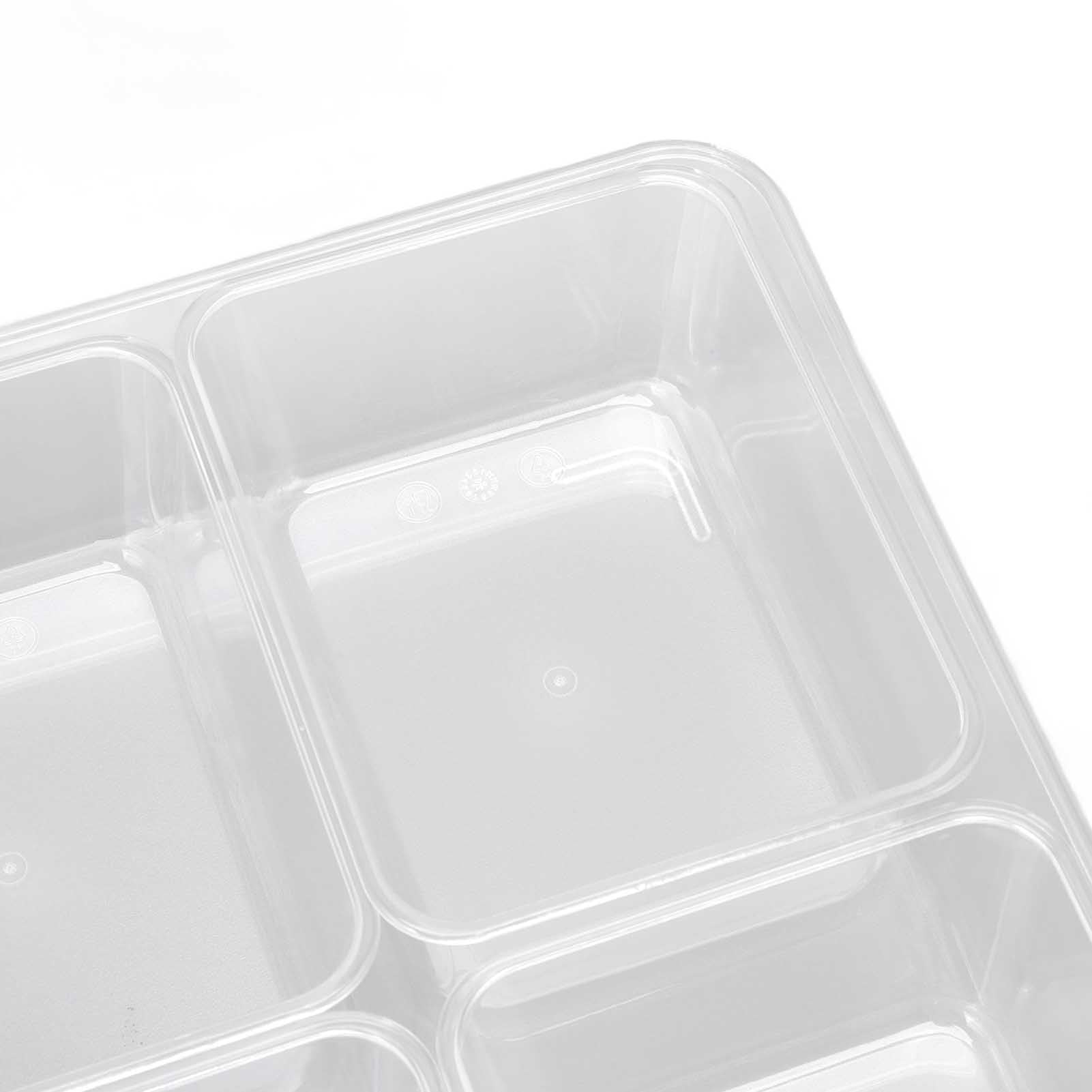 Contenitore per Condimenti Refrigerati, Scatola per Condimenti in Plastica Trasparente con Scomparti Rimovibili, Organizer di Grande capacità per per Macedonia, Vassoio da Portata per (8