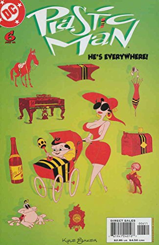 Plastic Man (4th Series) 6 VF ; DC comic book | Kyle Baker