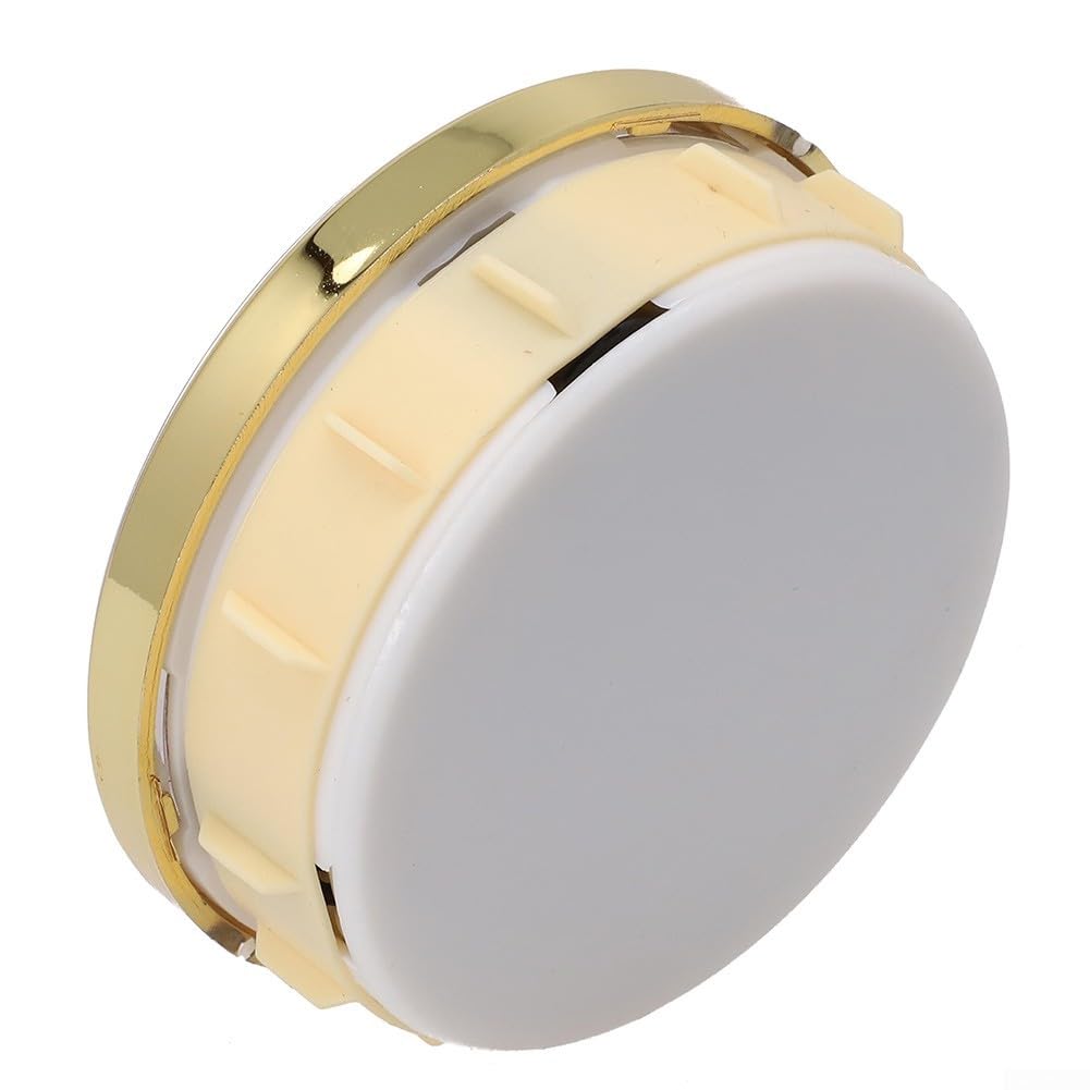 Zoegneer Arabische Ziffern Quarzuhr-Einsatz DIY Uhr Reparatur 80 mm Durchmesser runde Uhr Einsatz (Gold A)