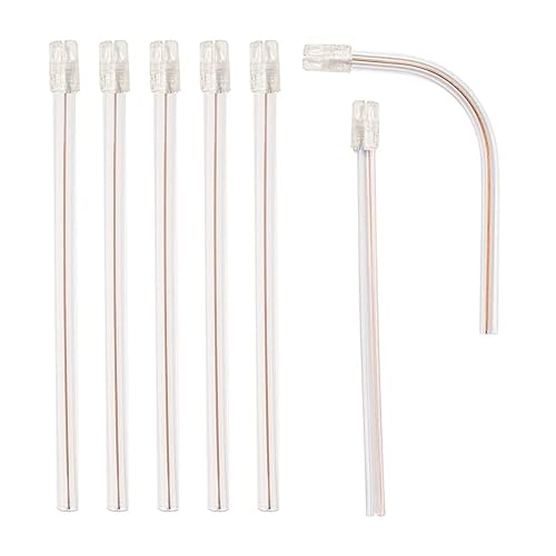 Bolsa de 100 eyectores de saliva desechables dentales, puntas de succión dental, tubo aspirador de saliva y puntas de succión de evacuación, cuerpo