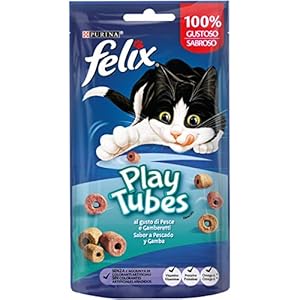Felix Purina Playtubes Przekąska Ryba i Krewetki
