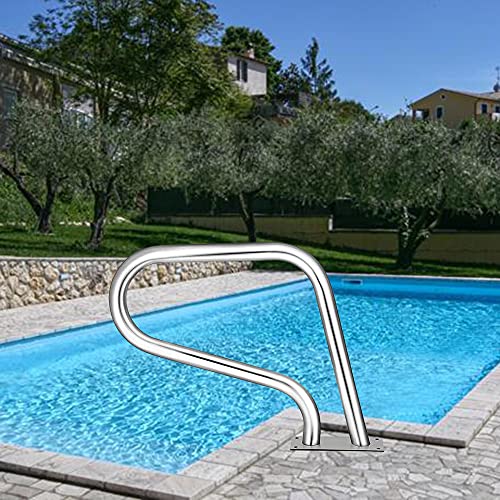 Échelle d'appui de piscine en acier inoxydable haute résistance - 2