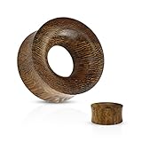 Material: madera de serpiente blackama Cemento Flesh Tunnel Plug Piercing Inlay serpiente Madera Madera Wood hueca Cóncavo Mujer Hombre