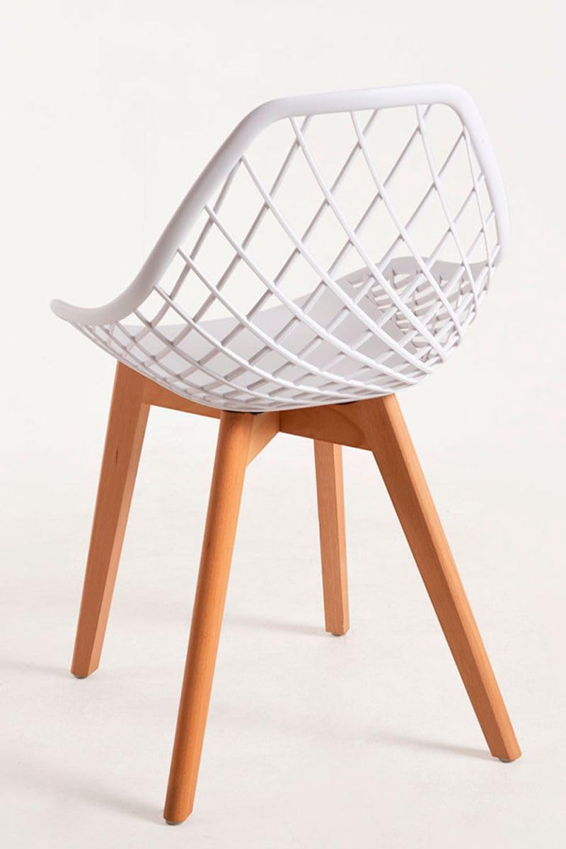 Regalos Miguel - Packs Sillas Comedor - Pack 2 Sillas Deli - Blanco