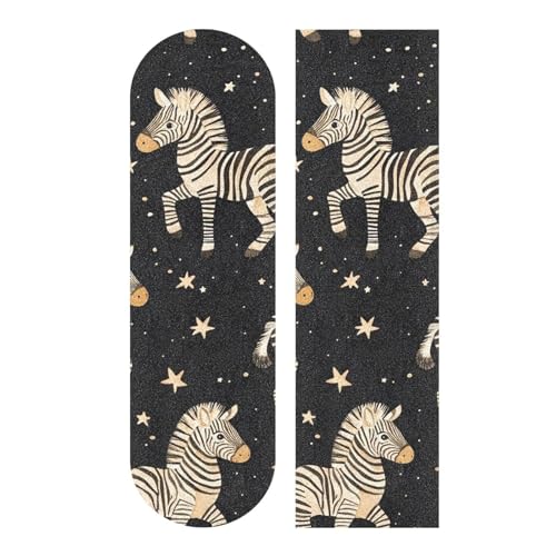 SDMKA Cartoon Zebra Skateboard Grip Tape 9