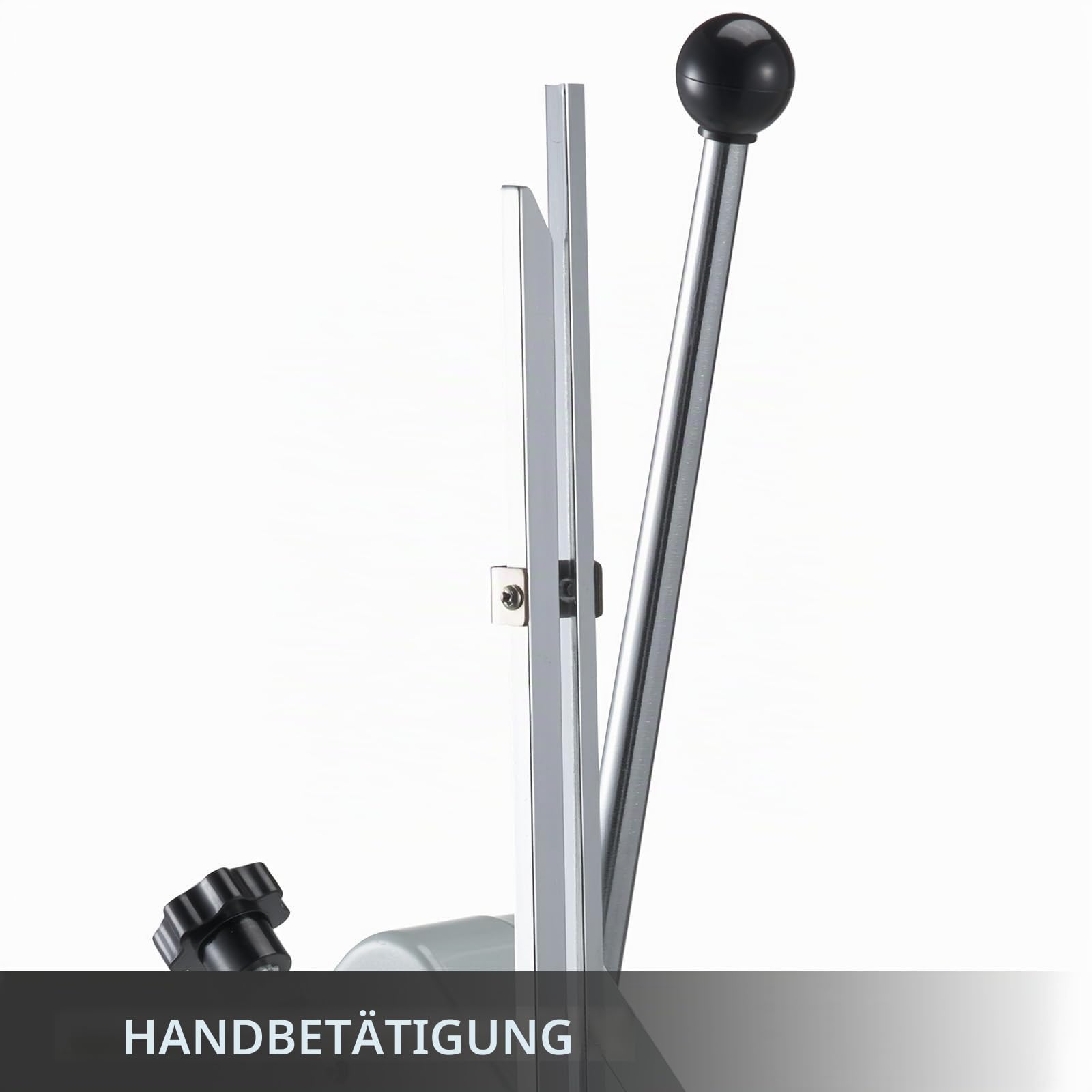 Happybuy Hochwertige manuelle u-förmige Wurst-Klipper-Schneidemaschine mit einer Schachtel Clips (5000 Stk.), robuste Brot Schneidemaschine aus A304-Feinstahl, klappbarer Allesschneider, 37x19x57 cm