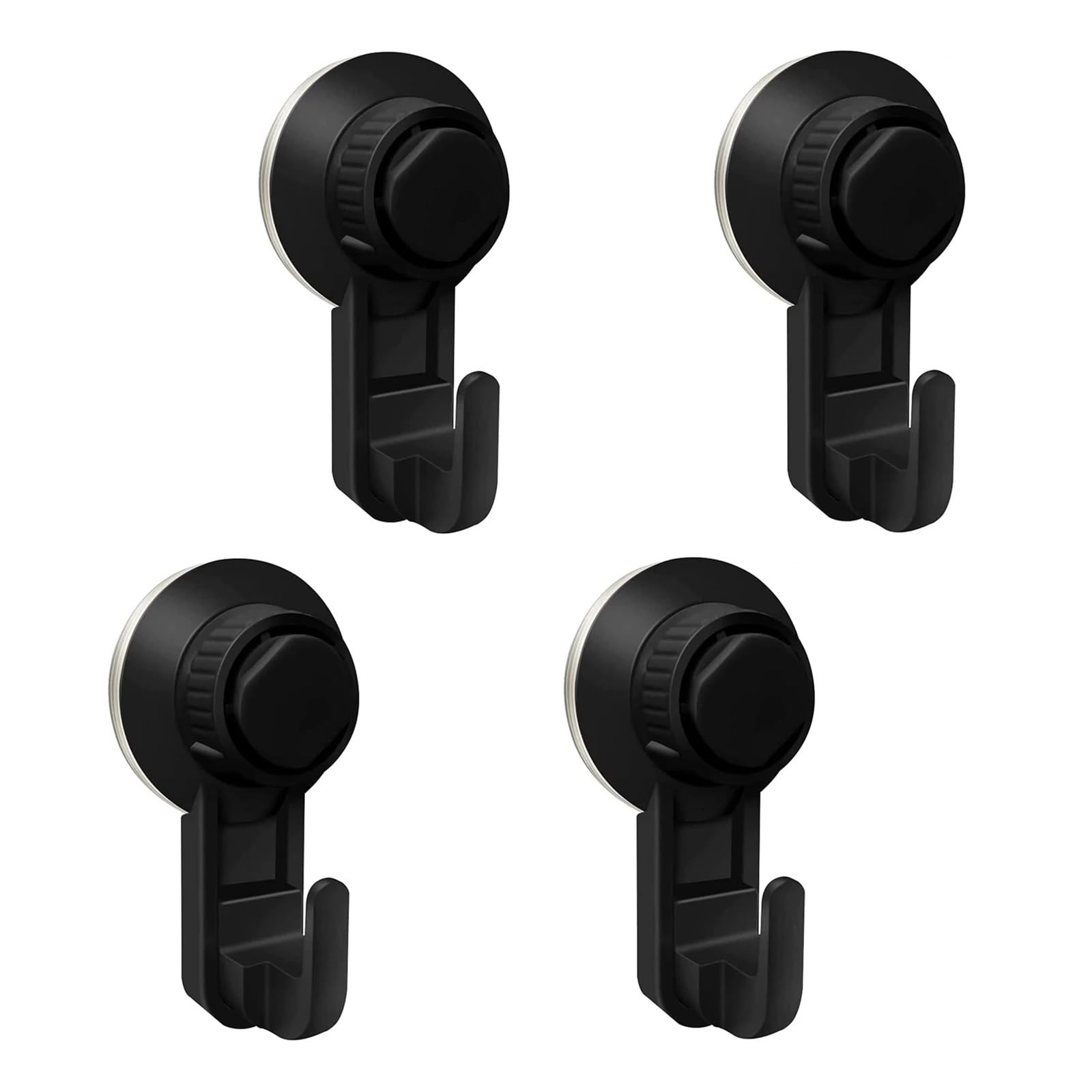 DSFVERVD Coat Hook Robe Hook Hooks for Hanging Wall Mounted Coat Rack(Black)