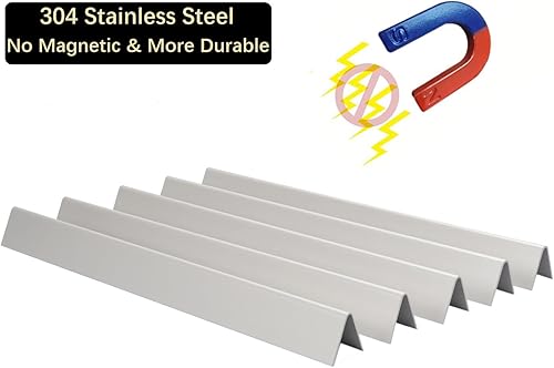 Miniatura 3 de Leship Barras aromatizantes de 21.5 pulgadas de repuesto para Weber 7534 Genesis Silver A, Spirit 200 Series (con control lateral) Spirit 500