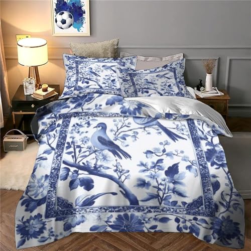 Housse de Couette Chat Effet 3D Parure de Lit Microfibre Confortable Résistante King 220x240 - 6