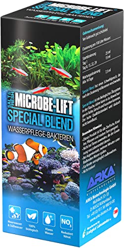 Aquarium bacteria 118 ml, biological water conditioner for nano & small aquariums, reduces nitrate & organic waste