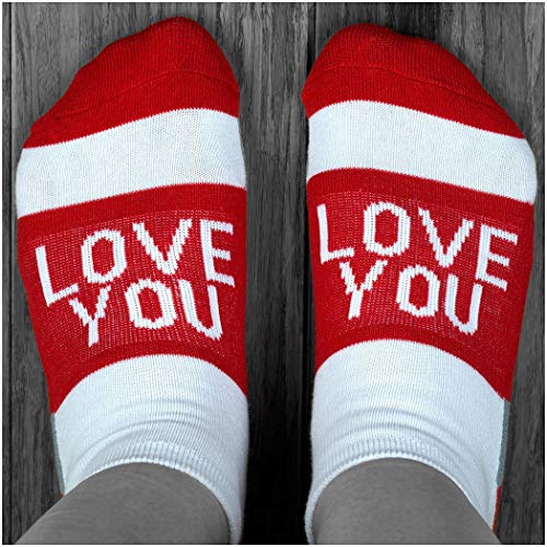 Gone For a Run Inspirational Ankle Socks for Women - Affirmation - Fun Running Socks - Runners Gifts & Motivation - Love You