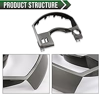 Vista 8 de GRAND ORANGE Panel de instrumentos y salpicadero con cubierta de medidor Compatible con Nissan Titan 2004 2005 2006 / Se ajusta al panel