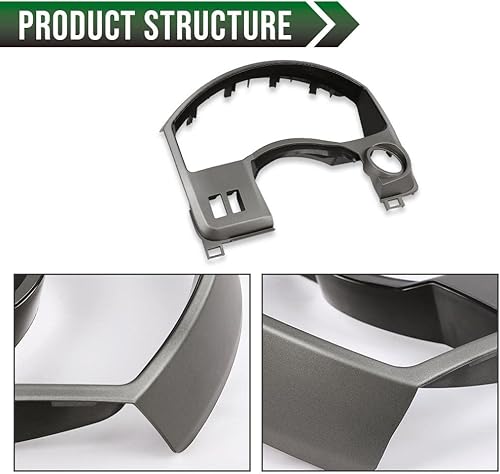 Miniatura 8 de GRAND ORANGE Panel de instrumentos y salpicadero con cubierta de medidor Compatible con Nissan Titan 2004 2005 2006  Se ajusta al panel del