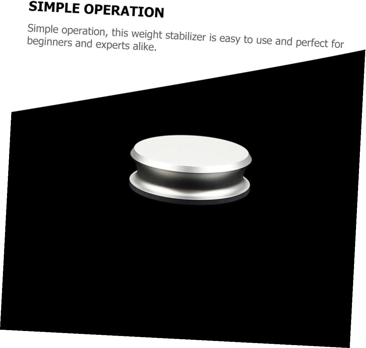 NOLITOY Balanced Disc Stabilizer Turntable Weight Clamp Vinyl Records Accessories Metal Record Player Part Vibration Reducer for Vinyl Turntables