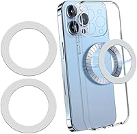 Vista 15 de Anillos adaptadores magnéticos 2 piezas compatibles con MagSafe, para Kindle Pop Socket Magnetic, para accesorios Magsafe y carga inalámbrica
