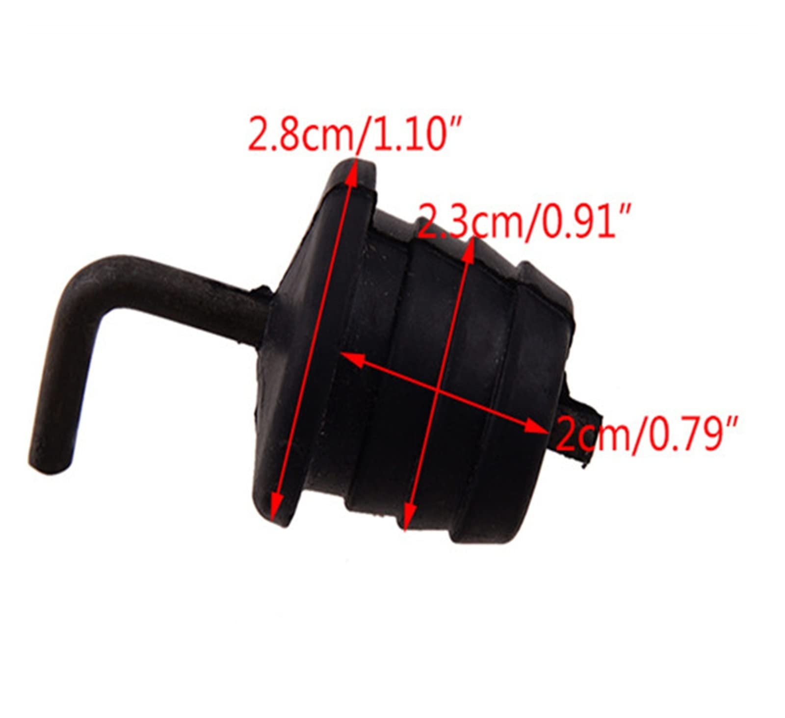 XENITE Tapón del Tanque de Combustible del automóvil Coche 25615-5T0-004 Tapón De Llenado De ATF De Transmisión Negra para 2017 2018 2019