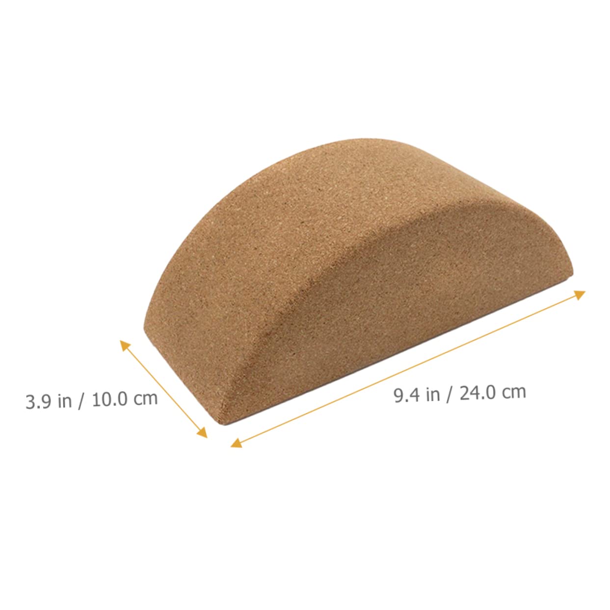 Bloque De Yoga Equilibrado Pequeño De Corcho Natural Antideslizante Resistente Para Entrenamiento y Estiramiento Equipos De Yoga Accesorios Para Pilates y Meditación
