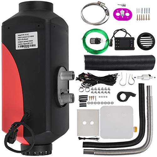 BuoQua Calentador de Aire Diesel 12V 5KW Calentador de Combustible Calefacción Estacionaria...