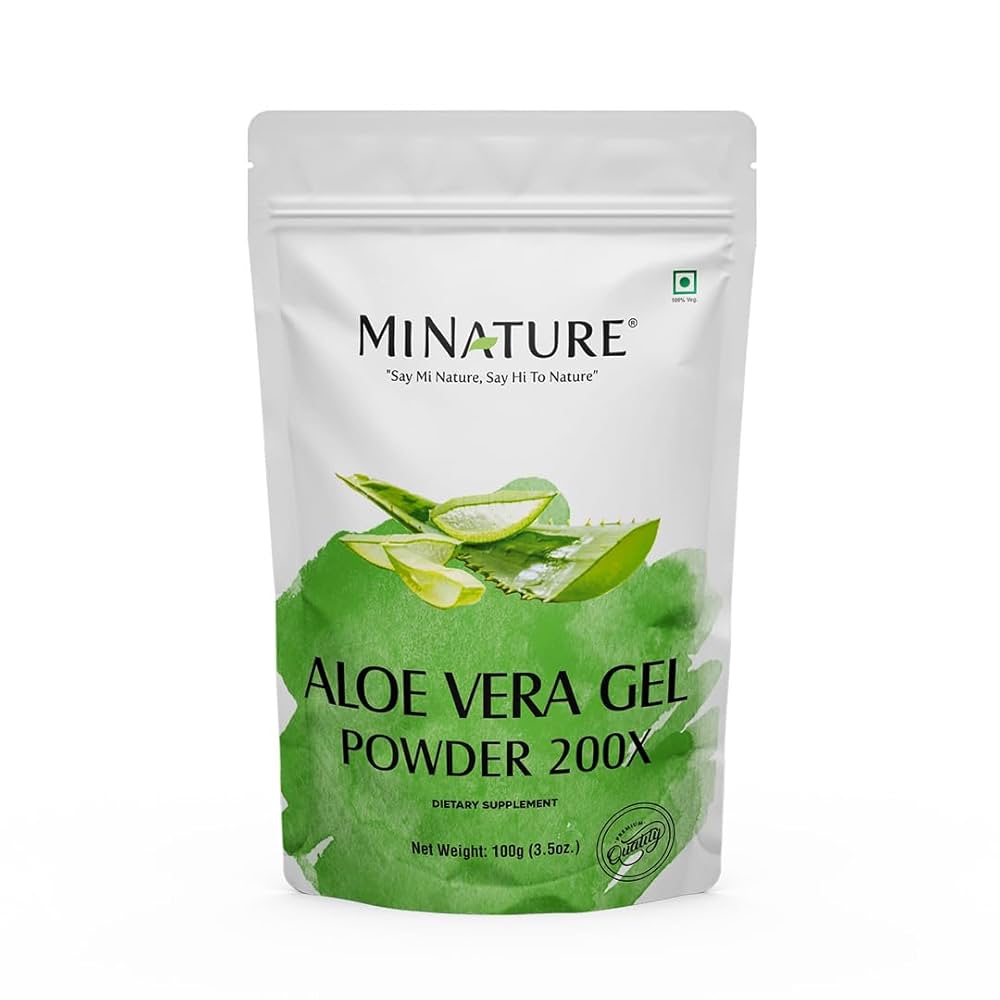Natur Vera LA GELÉE 200g Amazon.com: Aloe Vera Gel Powder 200x by mi Nature | Natural