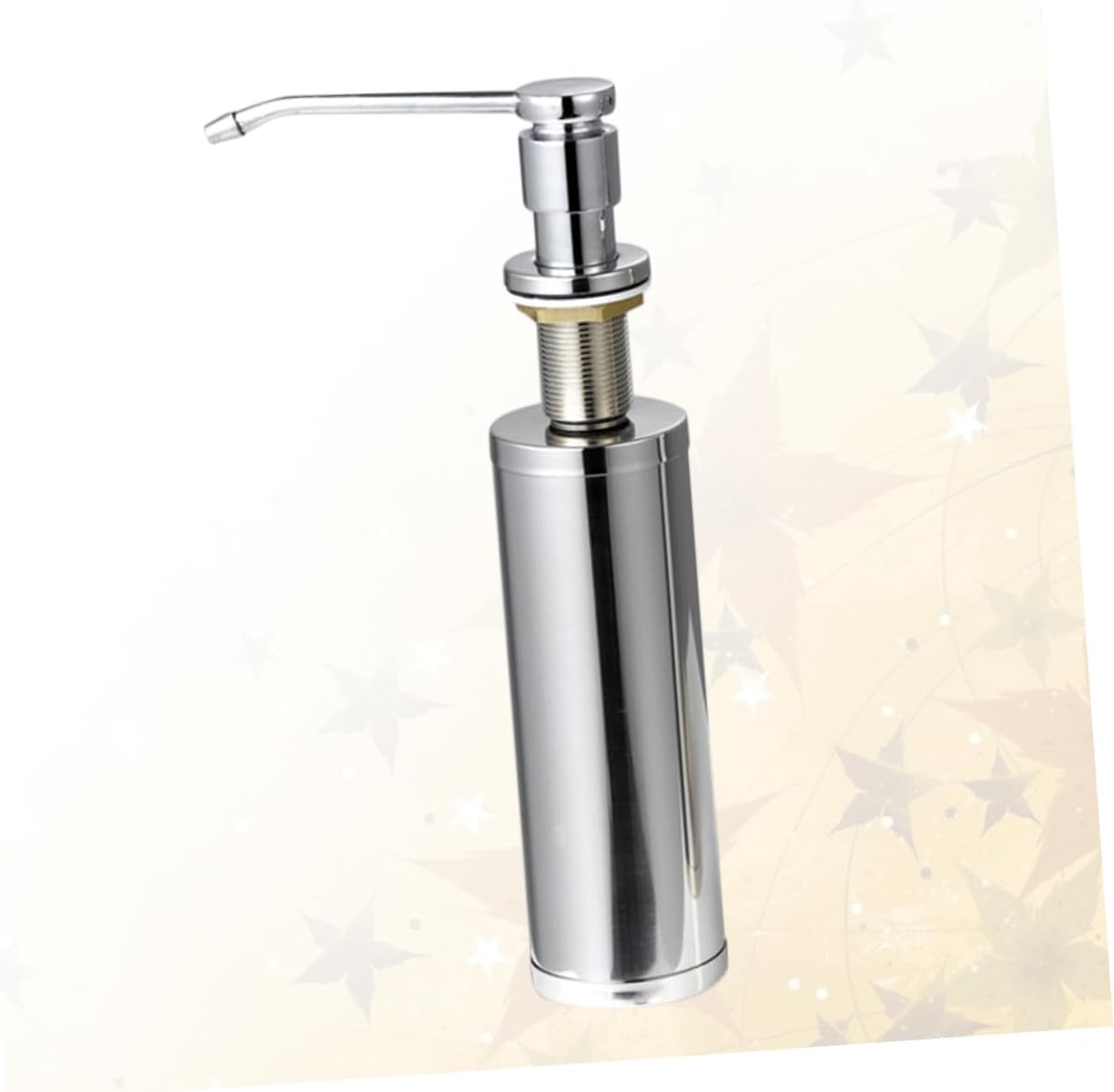Stainless Steel Soap Dispenser for Kitchen and Bathroom Sink Refillable Pump Bottle for Hand Soap Lotion Essential Oils Easy Installation and Corrosion-Resistant