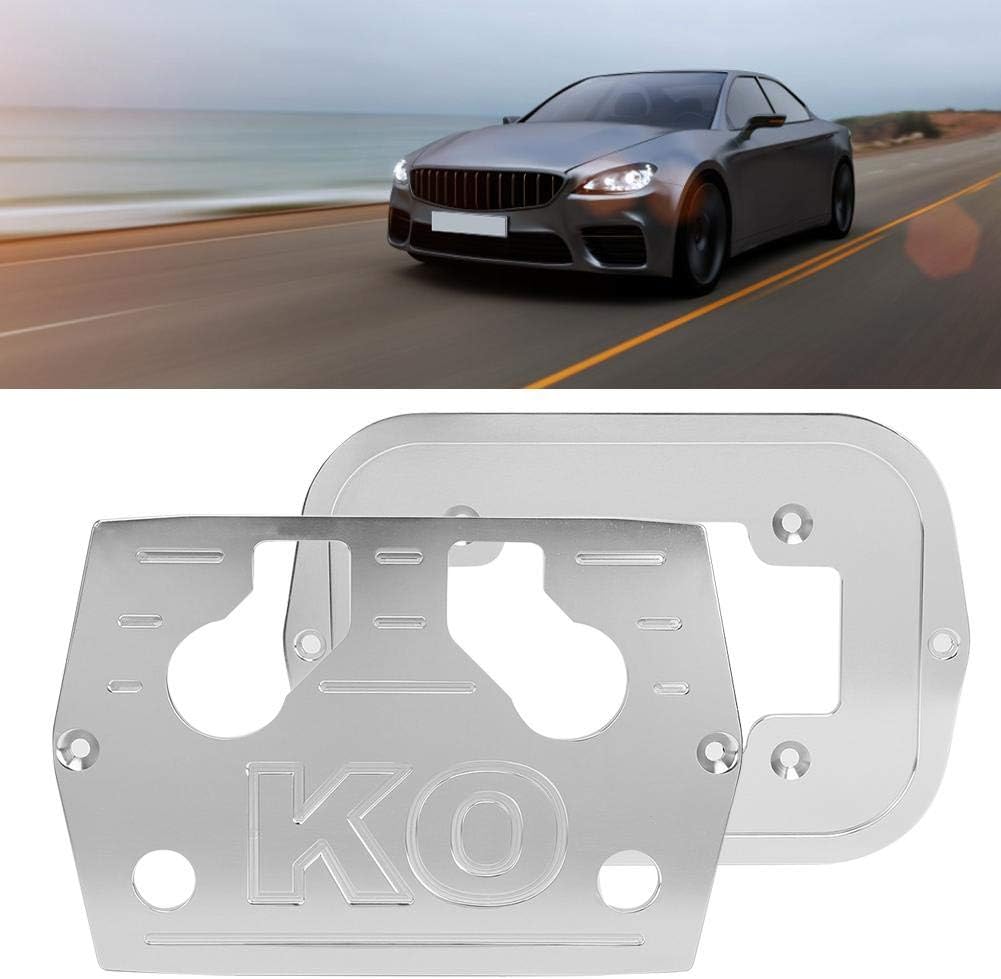 Acouto Battery Tray, Aluminum Alloy Battery Tray Mounting Bracket Car Modiifed Accessory(Silver)