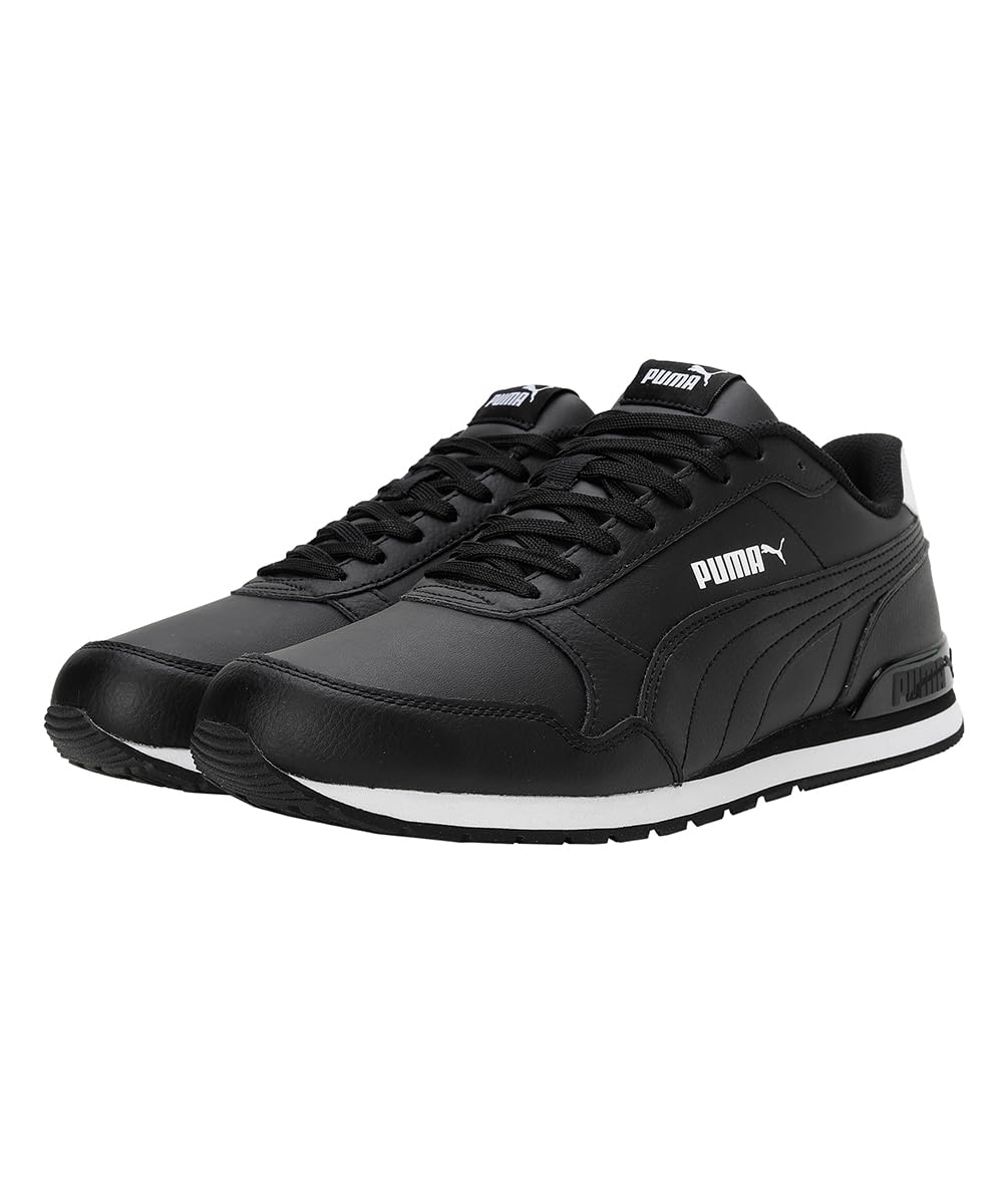 PUMA St Runner V3 L, Basket Mixte 44 EU V2 Black White - 5