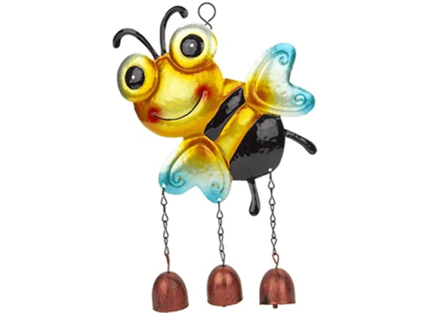 PMSCute Metal Bumble Bee Garden Wind Chime