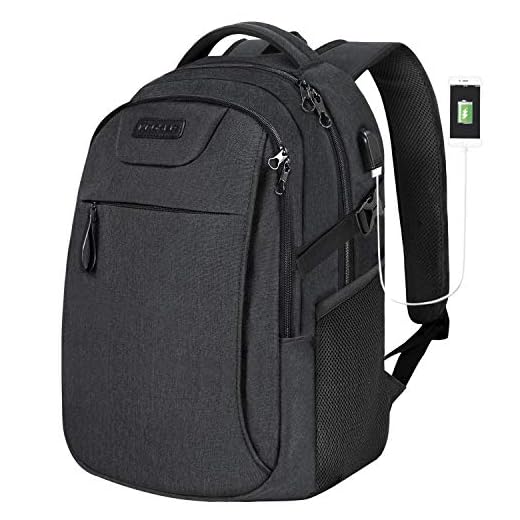 KROSER Mochila para Computadora Portátil de 17.3" Anti-robo Bolsa Grande para Ordenador Hidrófugo Mochila informal para Viaje/Negocio/Universidad/Hombres/Mujeres