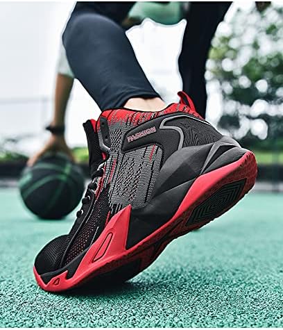 Floette Mens Fashion High Top Basketball Shoes Breathable Casual Walk Athletic Basketball Sneakers - Image 2