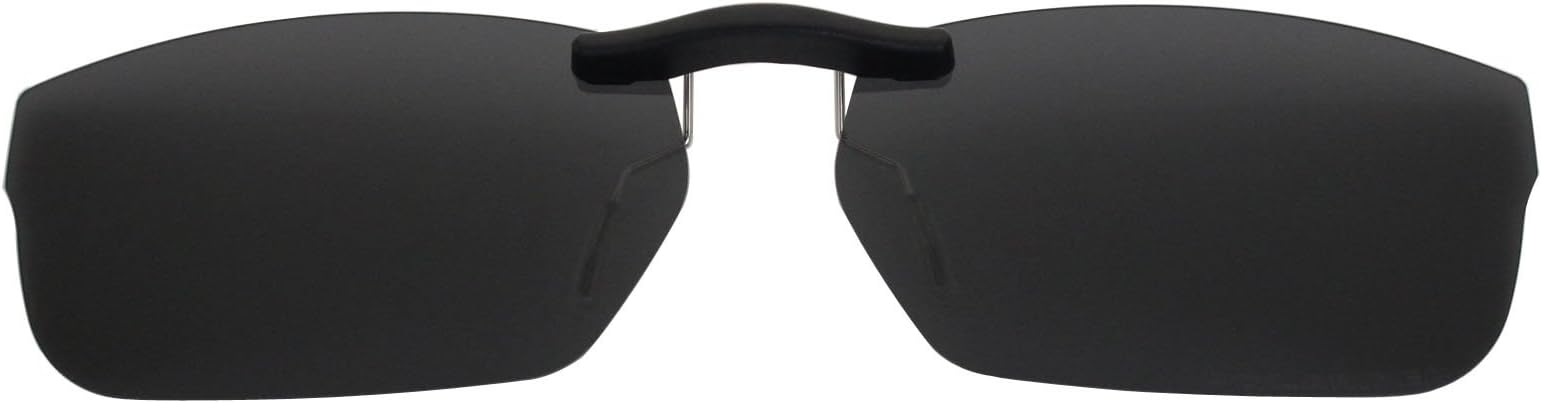 Custom Fit Polarized CLIP-ON Sunglasses For Oakley Bucket OX1060 53X17 Black