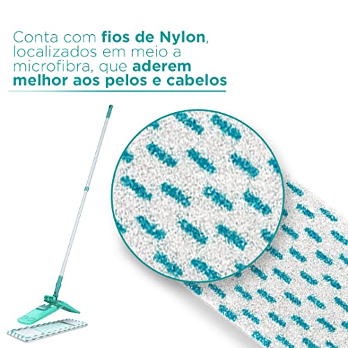 Mop Flat Plus Microfibra Varre e Tira Pó, MOP6125, Flash Limp - Imagem 2