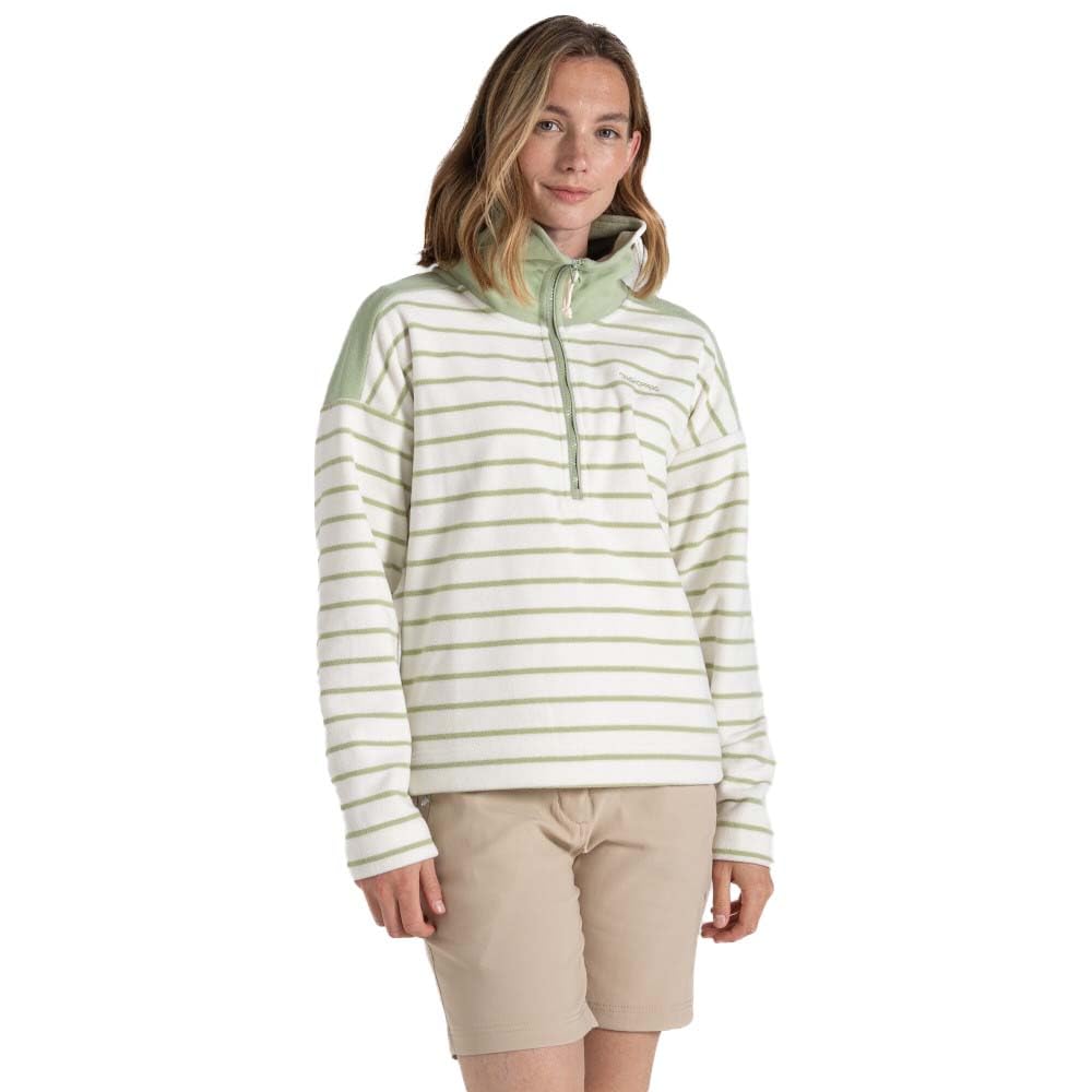 Craghoppers Women's Lily Half Zip Fleece Green