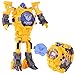 Heroes Rescue Bots, Robot De Déformation, Toy Figure Robot De Robot Transformations, Modèle De Robot De Combat, Modèle De Jouet De Voiture De Sport - Cadeau De Noël Pour Enfants ( Color : Yellow )