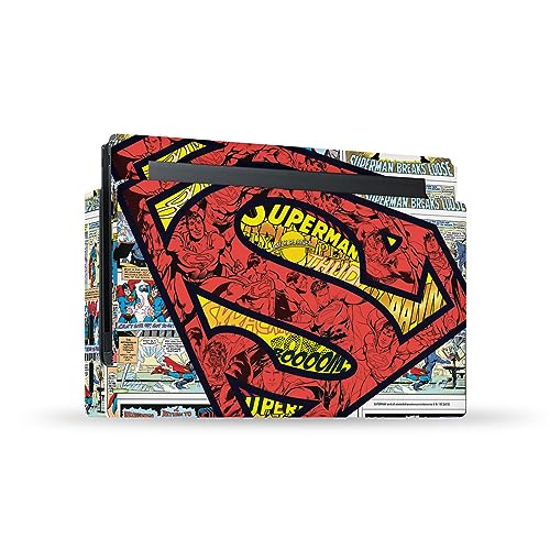 Sticker Superman pour Nintendo Switch : customisez votre dock de salon avec l'univers DC Comics