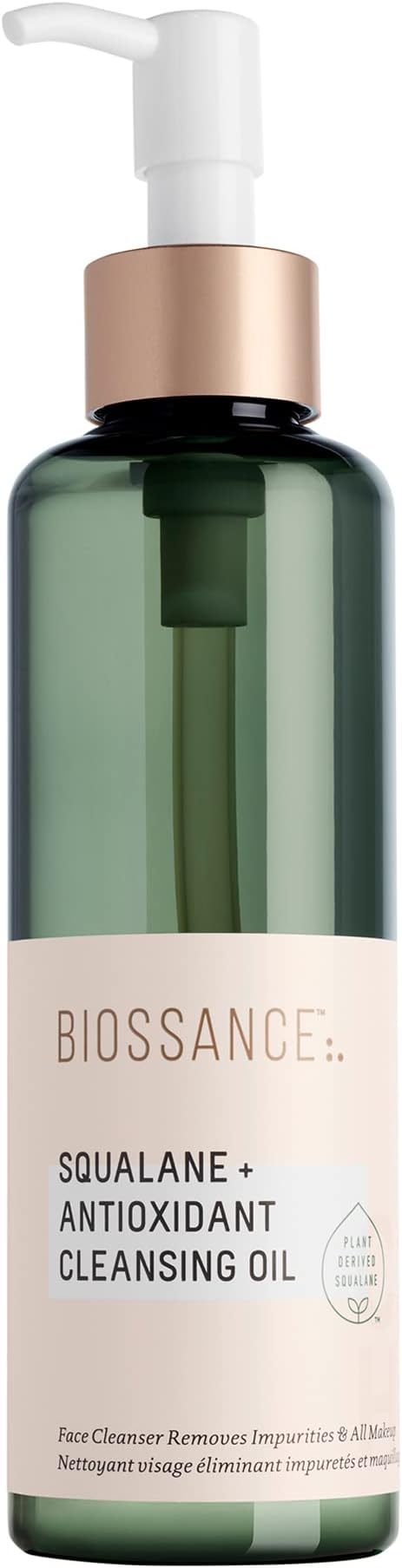 Squalane + Antioxidant Cleansing Oil - Hydrating + Makeup Removing Cleansing Oil - No Parabens - Vegan + Fragrance-Free (200ml)