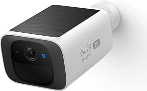 eufy Security SoloCam S220, Outdoor Camera Surveillance, 2K Resolution, Outdoor Surveillance Camera, Battery, Solar, 2.4GHz WiFi, No Subscription, No Monthly Costs, Free Use asin的图片