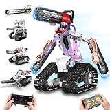 5 in 1 STEM RC Robot Building Kit for Boys, APP & Remote Control Erector Set RC Toys for Kids Blocks 419 Pcs, DIY Build Science Educational Gift for Age 6 7 8 9 10 11 12+ Boys & Girls