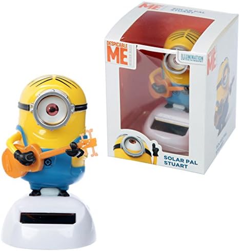 Puckator Stuart Minions Solar Pal, Mixed, Height 8.5cm Width 5.5cm Depth 6cm