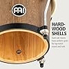Meinl Percussion Bongos Headliner Wood - 2 hand drums with 6.75 and 8 inches - including tuning key - Siam Oak, Brown (HTB100WB-M) #1