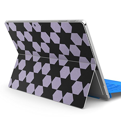 igsticker Surface pro7 (2019) pro6 pro2017 pro4 専用 スキンシール サーフェス ノートブック ノートパソコン カバー ケース フィルム ステッカー アクセサリー 保護 012679 黒 マーク 記号