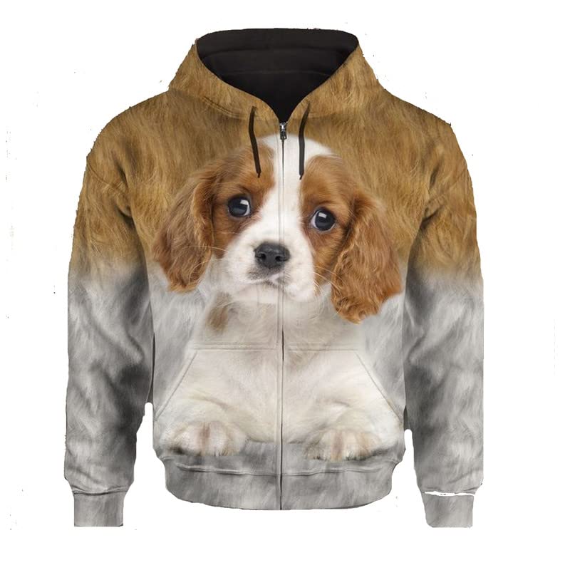 Sweat King Charles Spaniel pour homme qui célèbre votre amour des animaux
