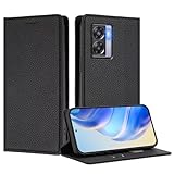 Coque pour Oppo K10 5G/A97 5G/A77 5G, Housse en RFID Etui en Cuir PU Portefeuille [Antichoc] [Magn�tique] [Porte Cartes] [Stand Fonction] Flip Coque (Noir)