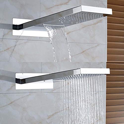 Mitigeur de douche de tête 8 pouces et inverseur fluide pour jet modulable
