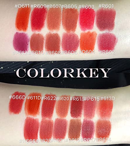 Colorkey Airy Velvet Lip Lacquer Lightweight Matte Liquid Lipstick, Soft Matte Lip Cream, Lip Glaze, Long Lasting No Fading Non-Stick Cup Lip Gloss (R617) #TOP5