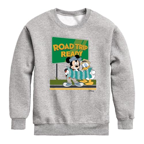 Disney - Standard - Road Trip Ready - Toddler & Youth Crewneck Fleece Sweatshirt