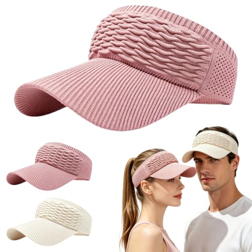 2-Pack Women’s High-Ponytail Golf Visors
